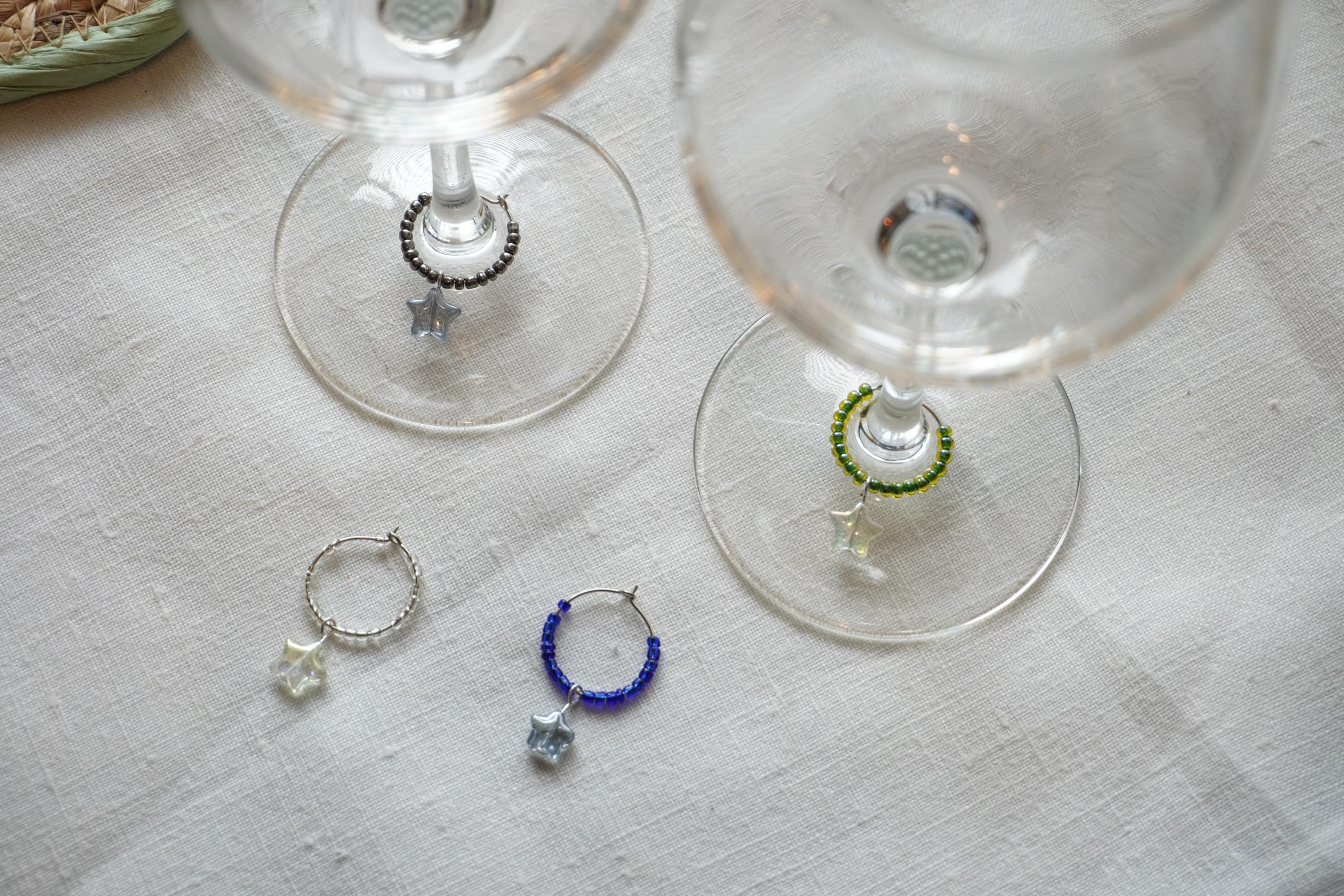 Wine Glass Charms | Star Charms 01