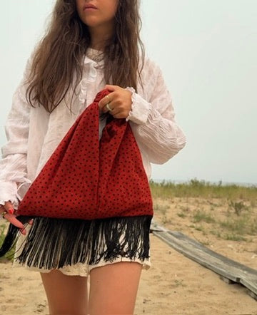 Lady Bug | Top Knot Bag