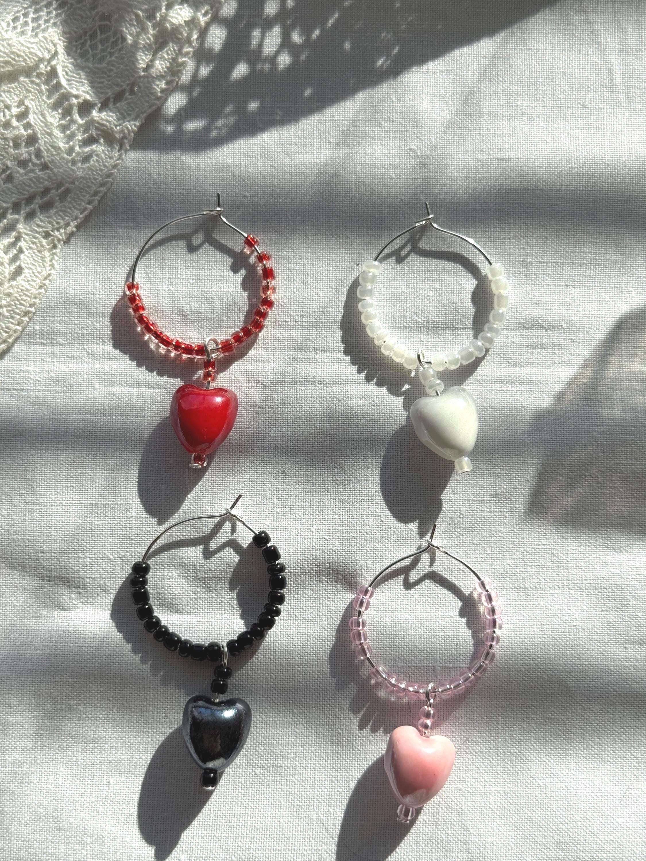 Wine Charms | Classic Hearts 01