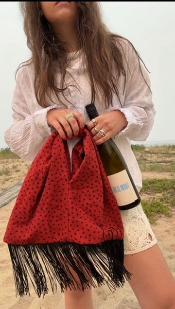 Lady Bug | Top Knot Bag