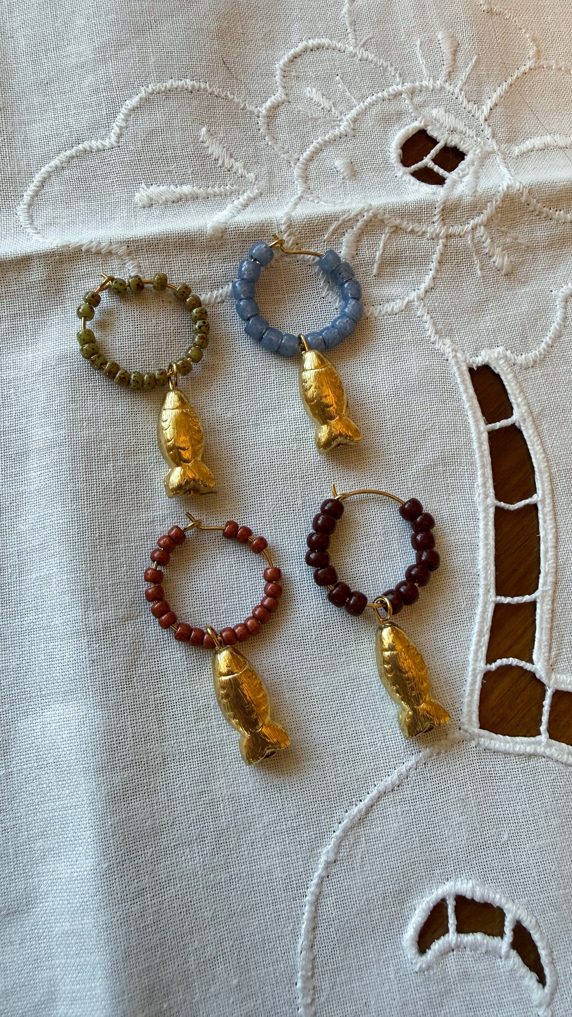 Fish Wine Charms | Earthy