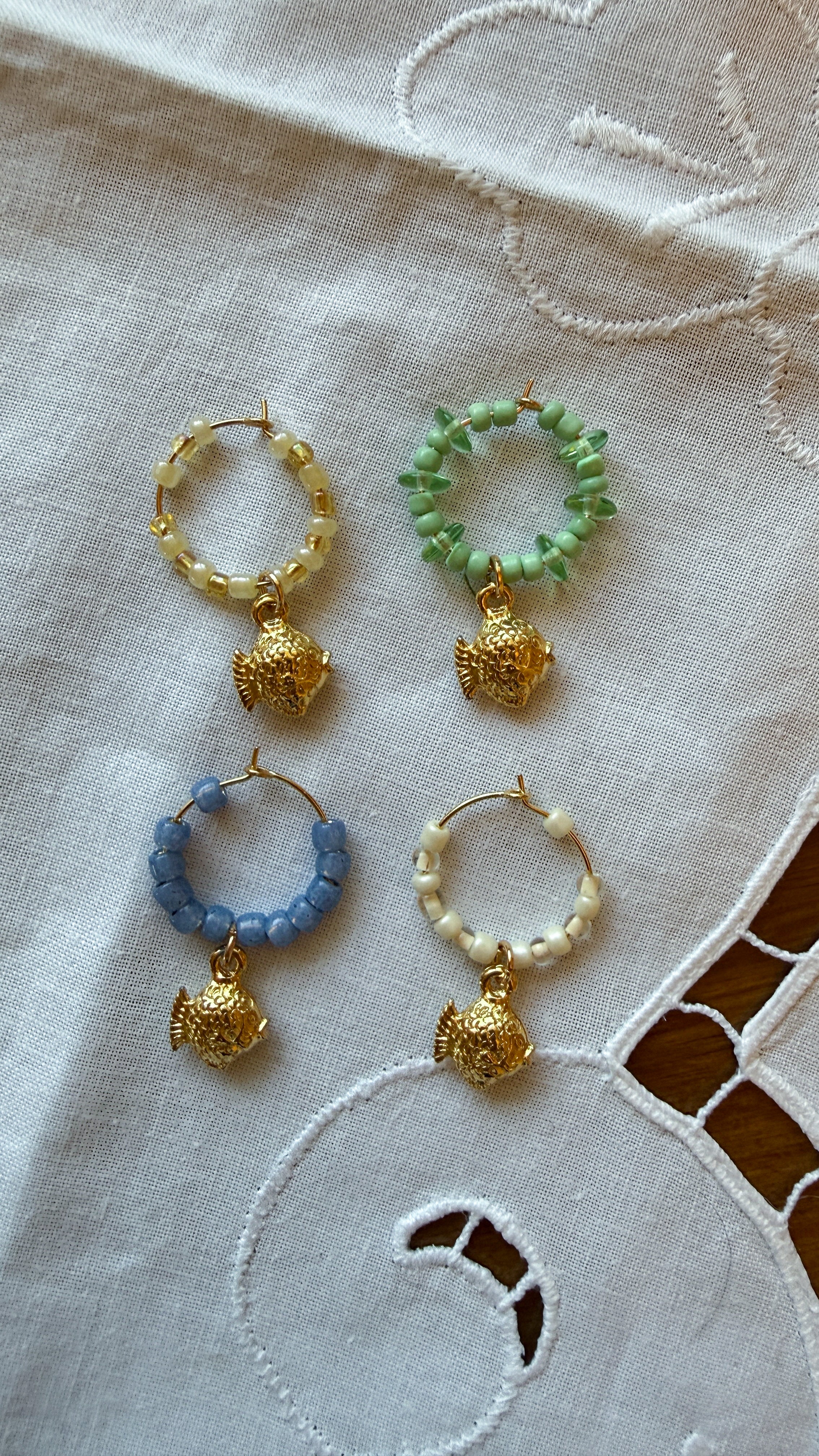 Fish Wine Charms | Beachy