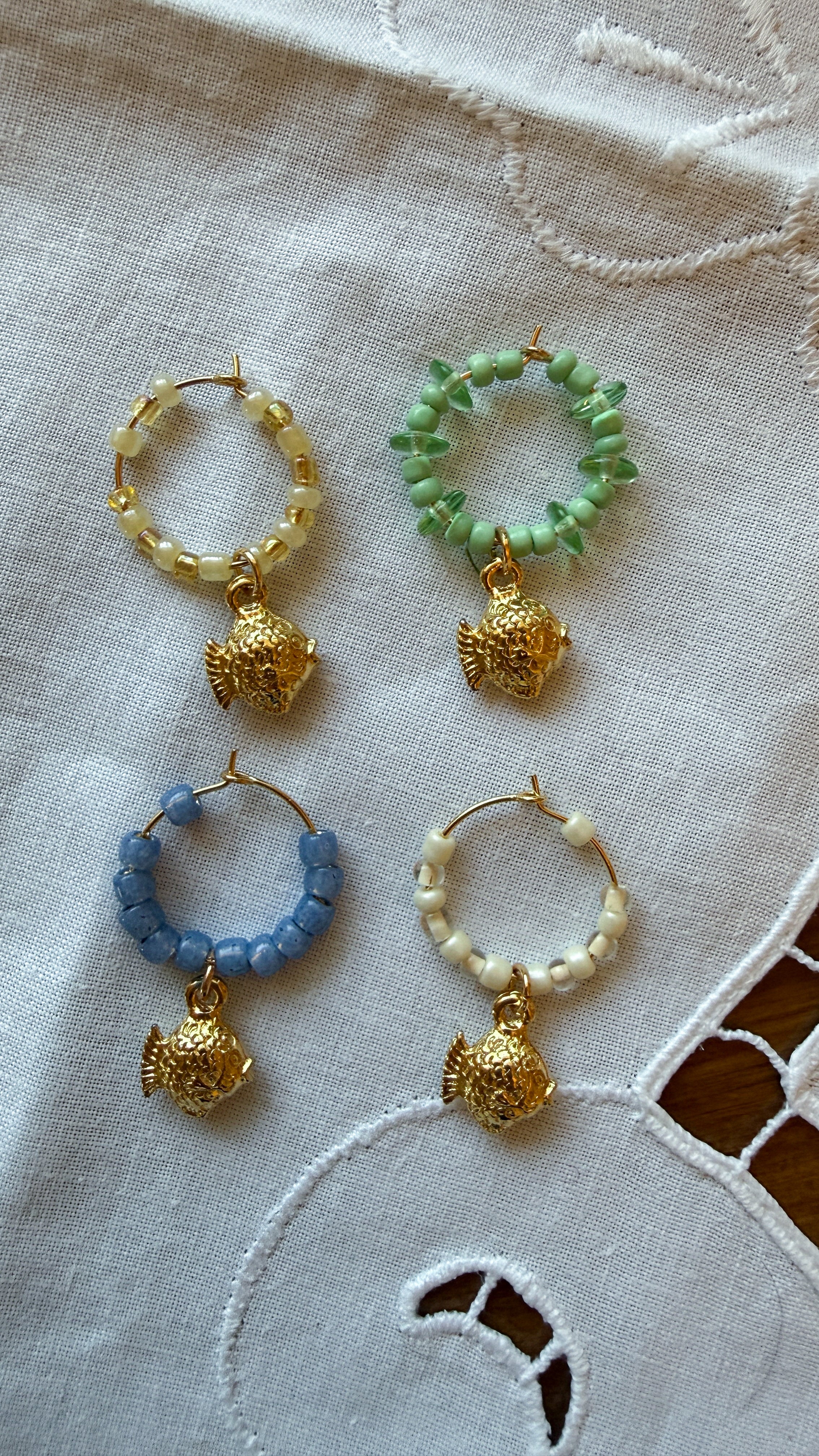 Fish Wine Charms | Beachy