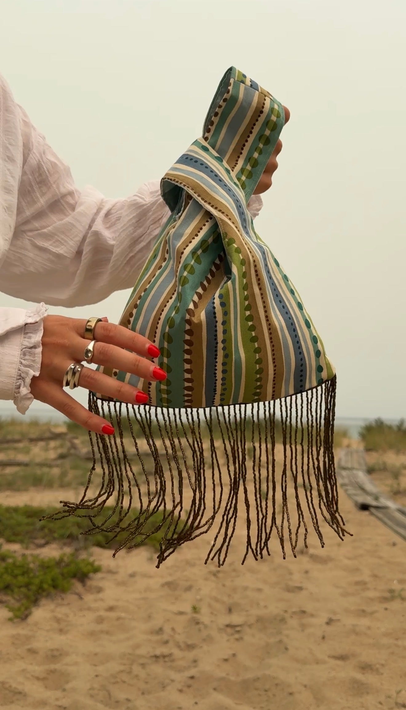 KNOT BAG | Vintage Stripe