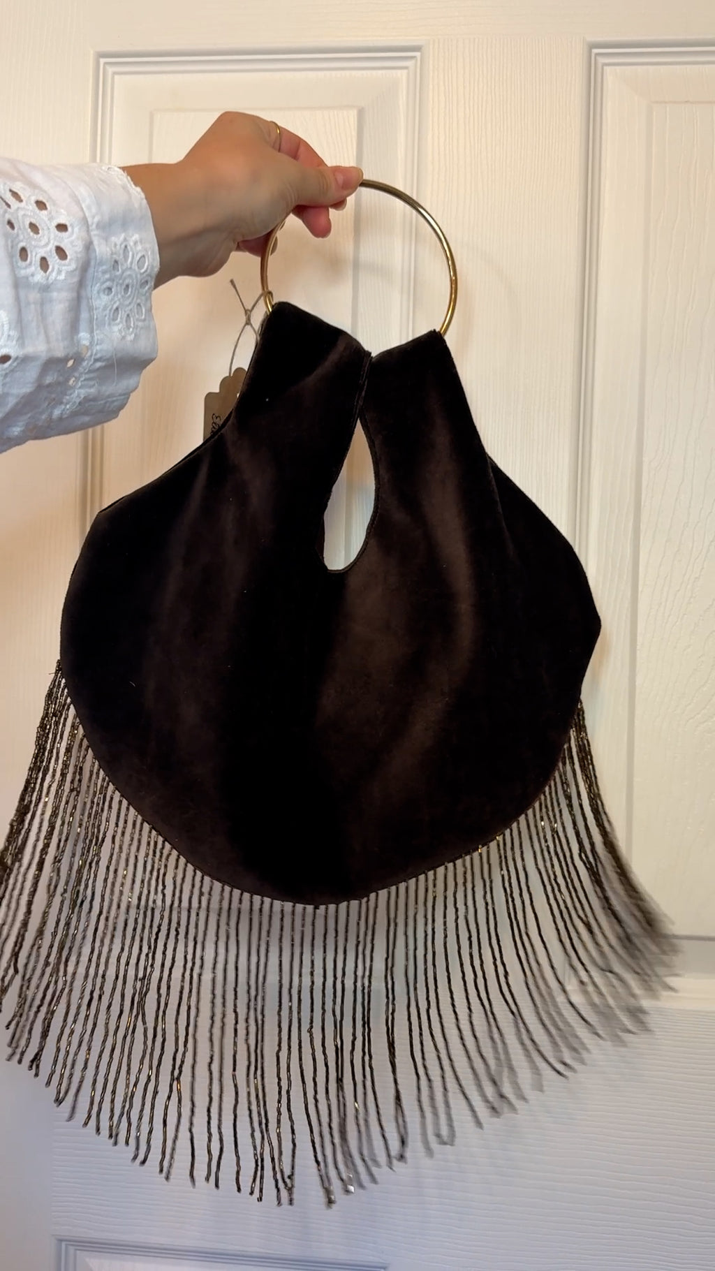 Chocolate Velvet | Hooped Bag