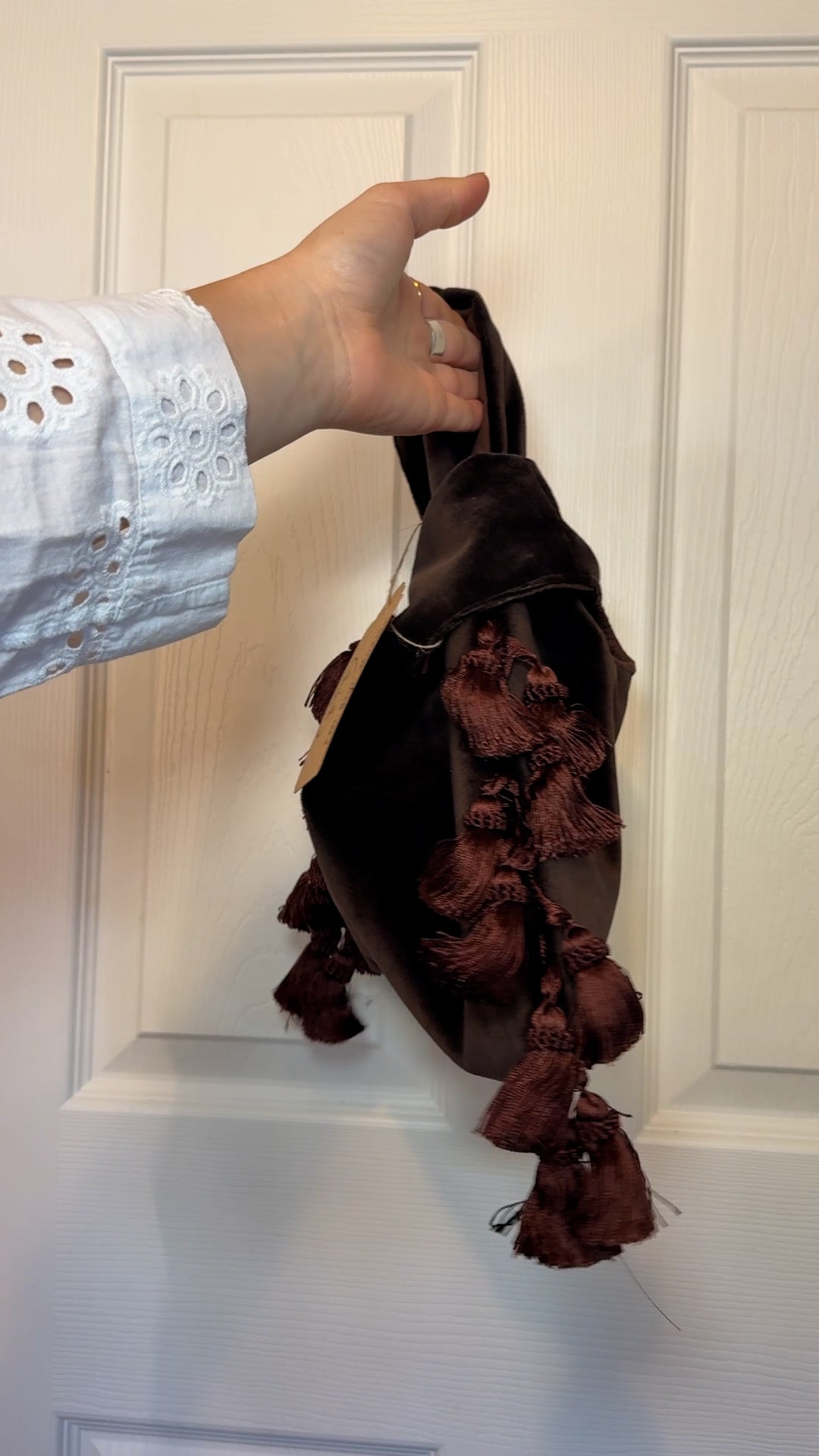 Velvet Tassel | Knot Bag