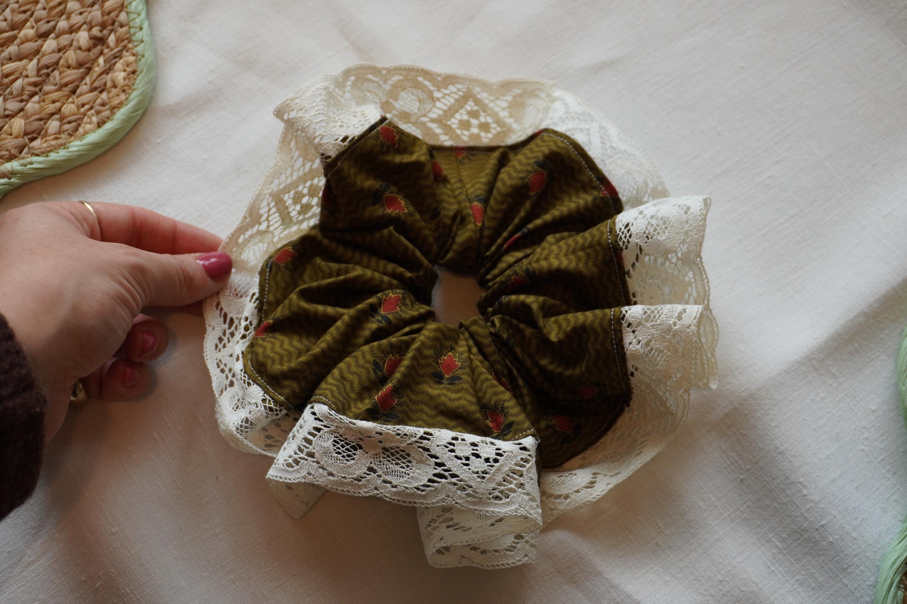 Maximalist Scrunchie | Fall Lace