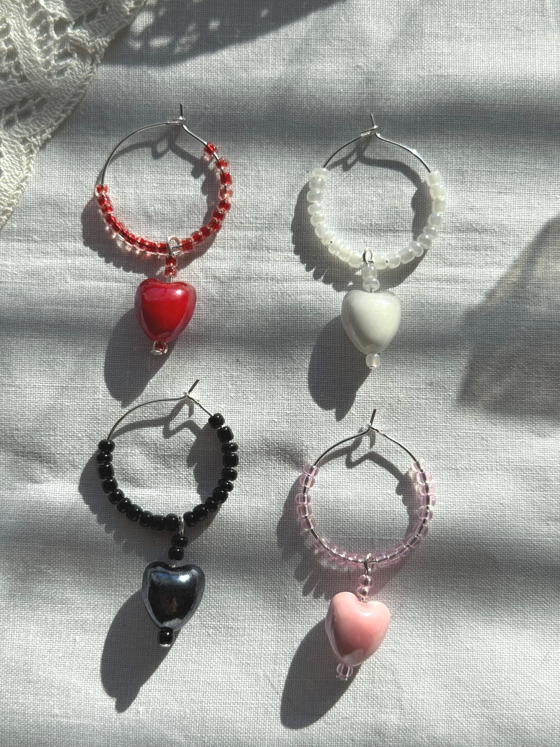 Wine Charms | Classic Hearts 01