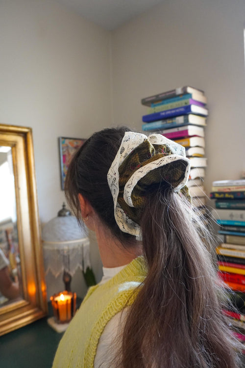 Maximalist Scrunchie | Fall Lace