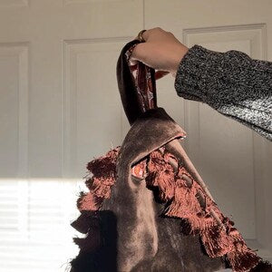 Velvet Paisley | Knot Bag