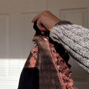 Velvet Paisley | Knot Bag