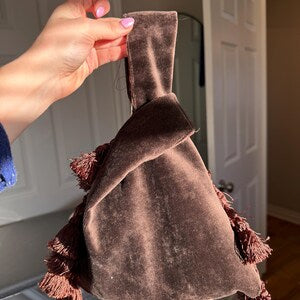 Velvet Paisley | Knot Bag