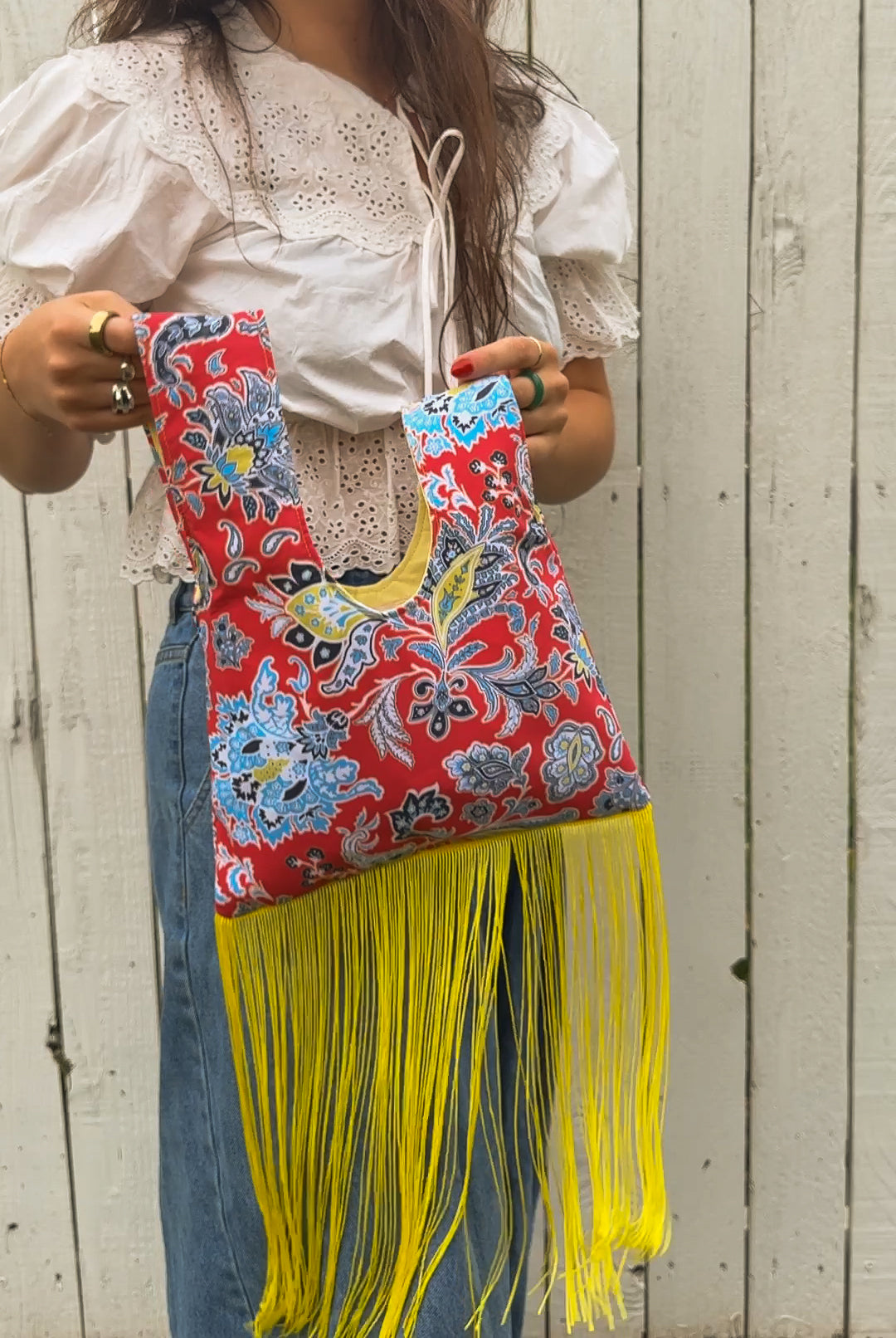 Sunshine Paisley | Knot Bag