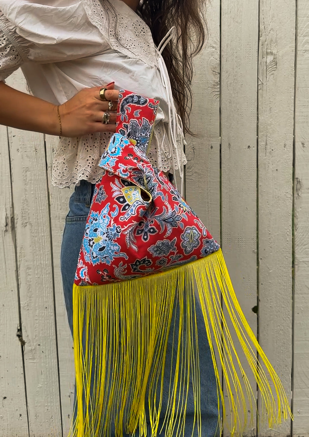 Sunshine Paisley | Knot Bag